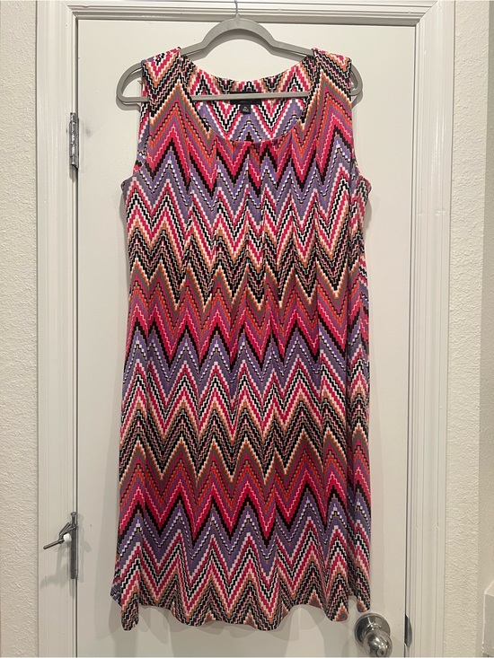 Ronni Nicole Dresses & Skirts - RN Studio by Ronni Nicole Women’s Chevron Dress XL